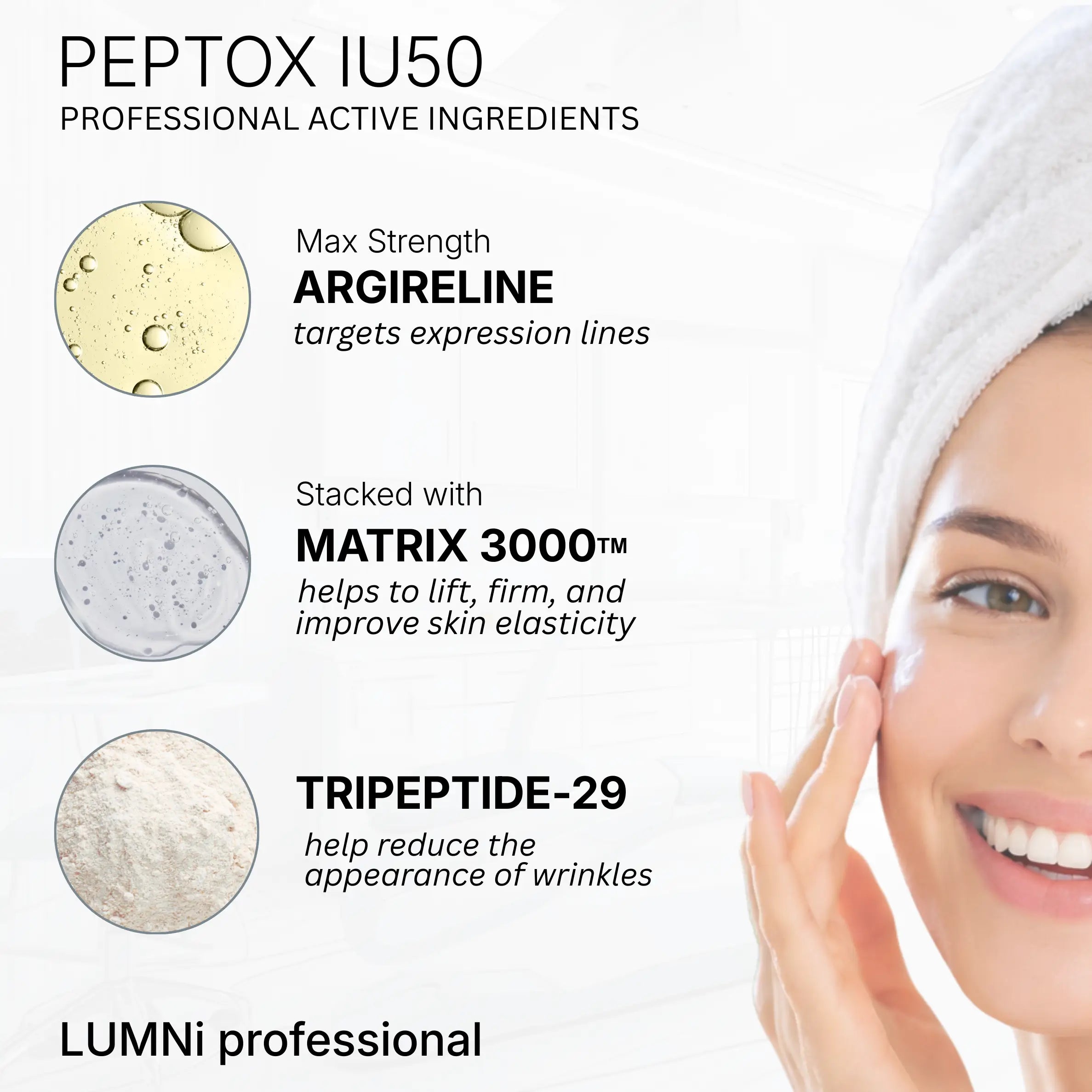 Peptide Microneedling Serum- Peptox IU50 (8ml)