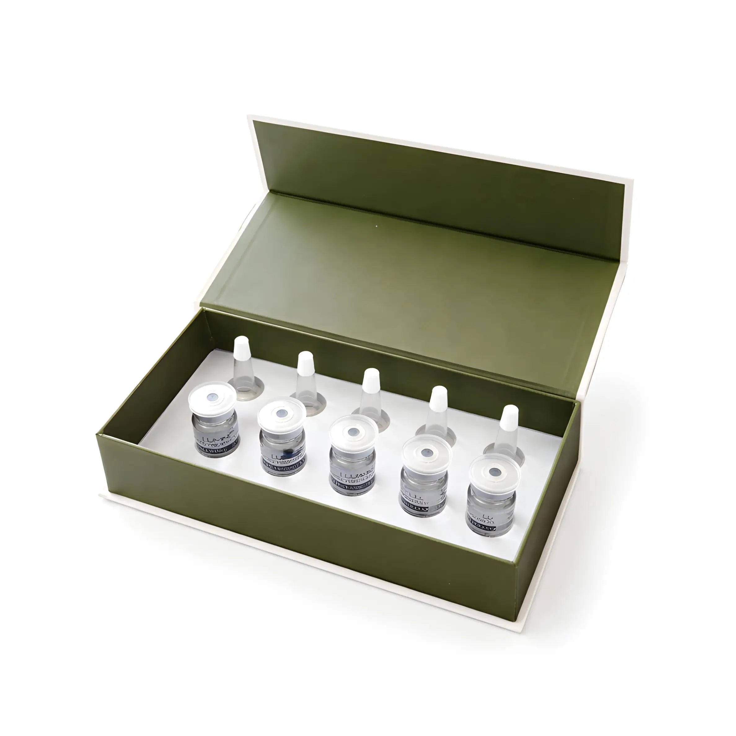 microneedling serums with hyaluronic acid packed in sterile vial
