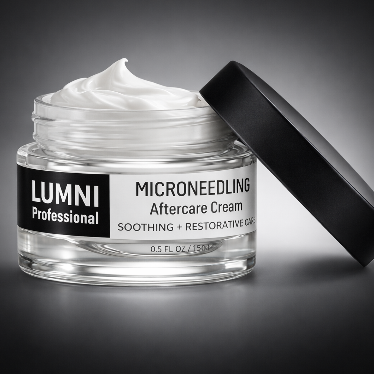 Lumni Immediate After Microneedling Recovery Cream for calming and hydrating skin after microneedling treatment