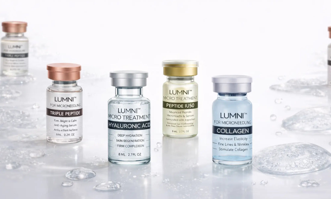 professional microneedling serums clinical treatment guide hyaluronic acid serum