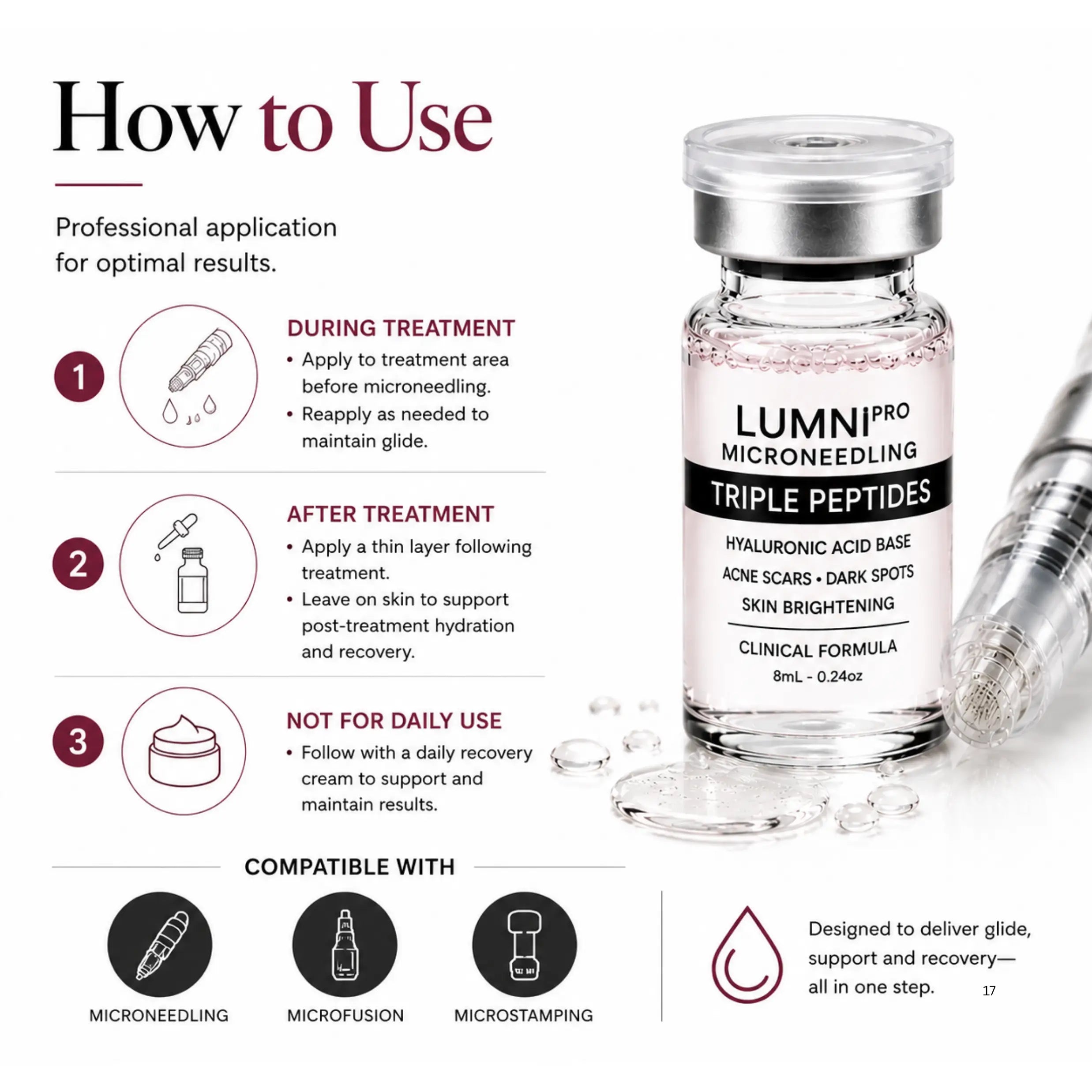 Triple Peptide Complex Microneedling Serum
