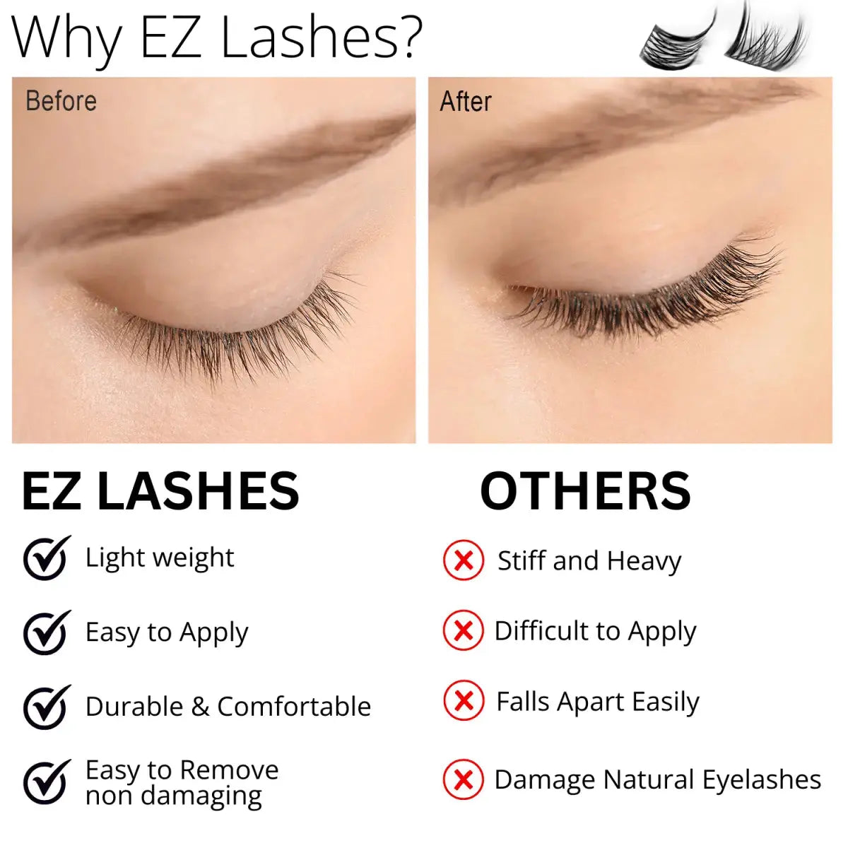 Why EZ Lashes are the Best Lash Extensions on the market