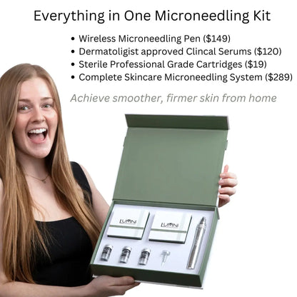 Hyaluronic Acid Microneedling Kit | Lumni Professional Microneedling - LushnLavish.com