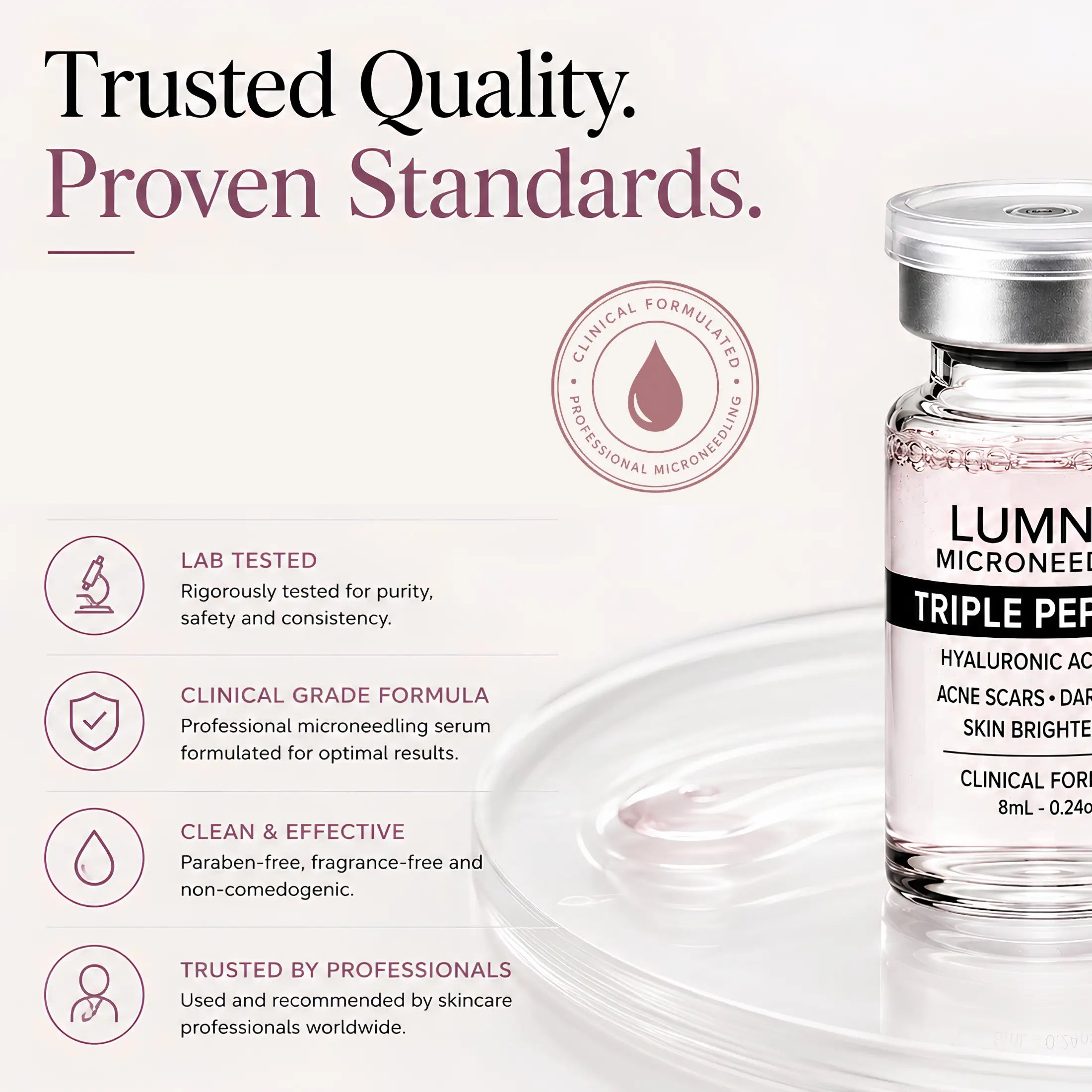 Triple Peptide Complex Microneedling Serum